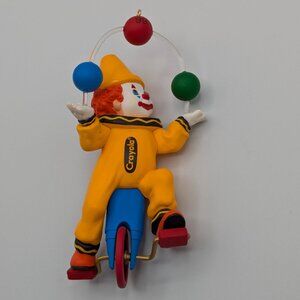Hallmark Keepsake Clownin' Around Crayola 1999, Vintage Christmas Ornament
